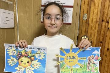 Проведение беседы и изготовление плаката «День здоровья»