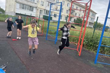 Проведение спортивного мероприятия «Весёлые старты»